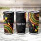 Personalized Adinkra Afro-Akan Culture Tumbler Cup Afrikan Colors