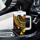 Personalized Adinkra Afro-Akan Culture Tumbler With Handle Afrikan Colors