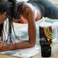 Personalized Adinkra Afro-Akan Culture Tumbler With Handle Afrikan Colors