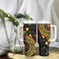 Personalized Adinkra Afro-Akan Culture Tumbler With Handle Afrikan Colors