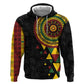 Personalized Adinkra Afro-Akan Culture Zip Hoodie Afrikan Colors