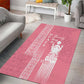 Personalized Adinkra Afro-Akan Culture Area Rug Duafe - Women's Day