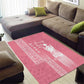 Personalized Adinkra Afro-Akan Culture Area Rug Duafe - Women's Day