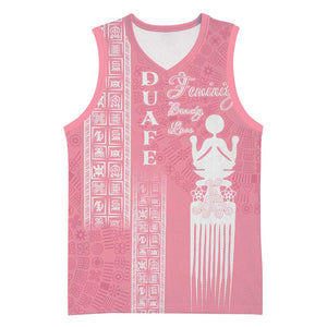 Personalized Adinkra Afro-Akan Culture Basketball Jersey Duafe - Women's Day - African Pride