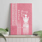Personalized Adinkra Afro-Akan Culture Canvas Wall Art Duafe - Women's Day