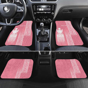 Personalized Adinkra Afro-Akan Culture Car Mats Duafe - Women's Day