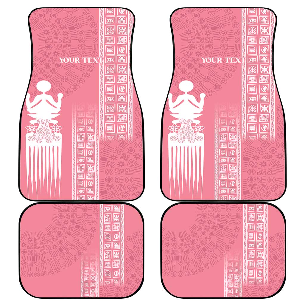 Personalized Adinkra Afro-Akan Culture Car Mats Duafe - Women's Day