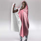 Personalized Adinkra Afro-Akan Culture Hooded Blanket Duafe - Women's Day