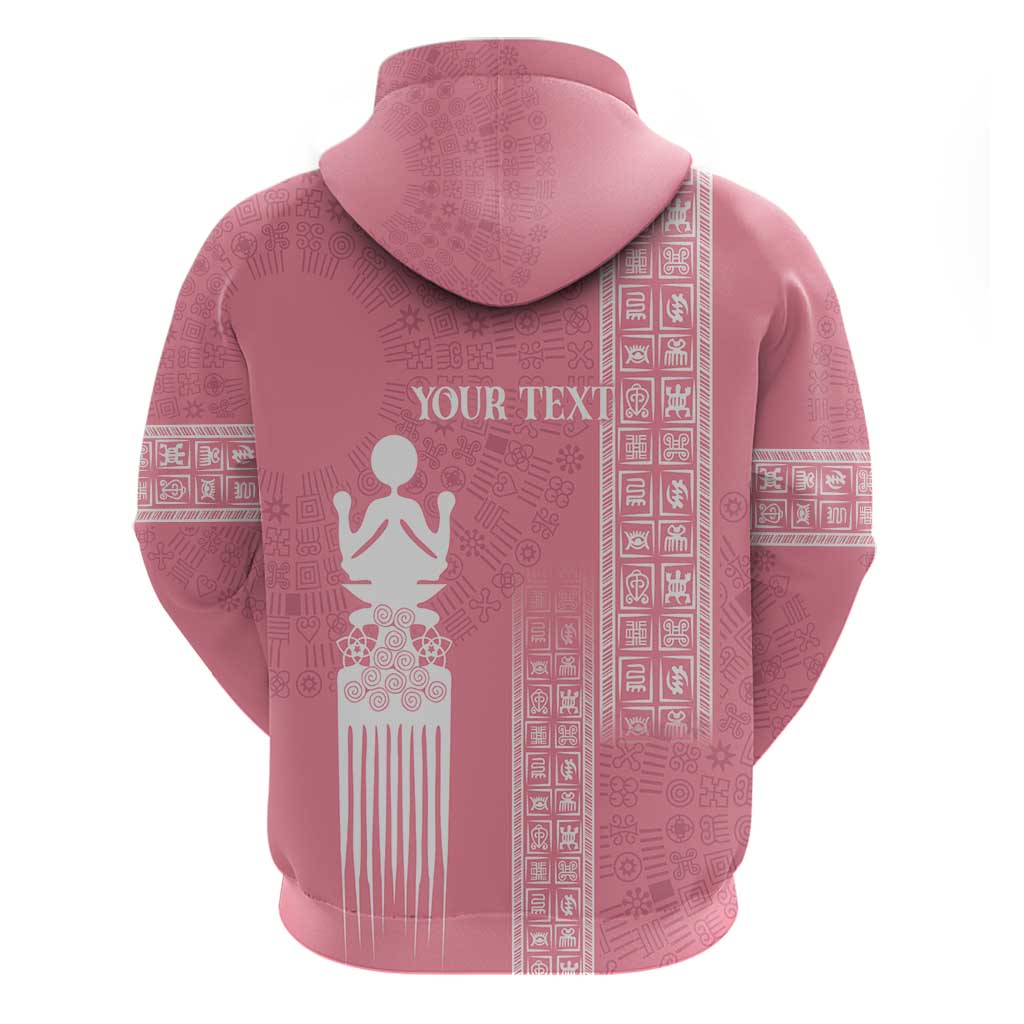 Personalized Adinkra Afro-Akan Culture Hoodie Duafe - Women's Day