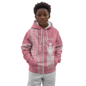 Personalized Adinkra Afro-Akan Culture Kid Hoodie Duafe - Women's Day