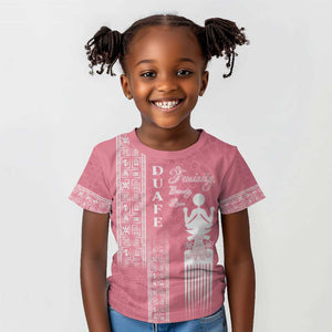 Personalized Adinkra Afro-Akan Culture Kid T shirt Duafe - Women's Day