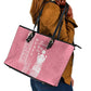 Personalized Adinkra Afro-Akan Culture Leather Tote Bag Duafe - Women's Day