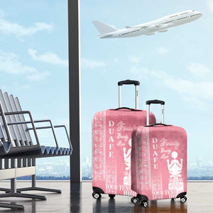 Personalized Adinkra Afro-Akan Culture Luggage Cover Duafe - Women's Day