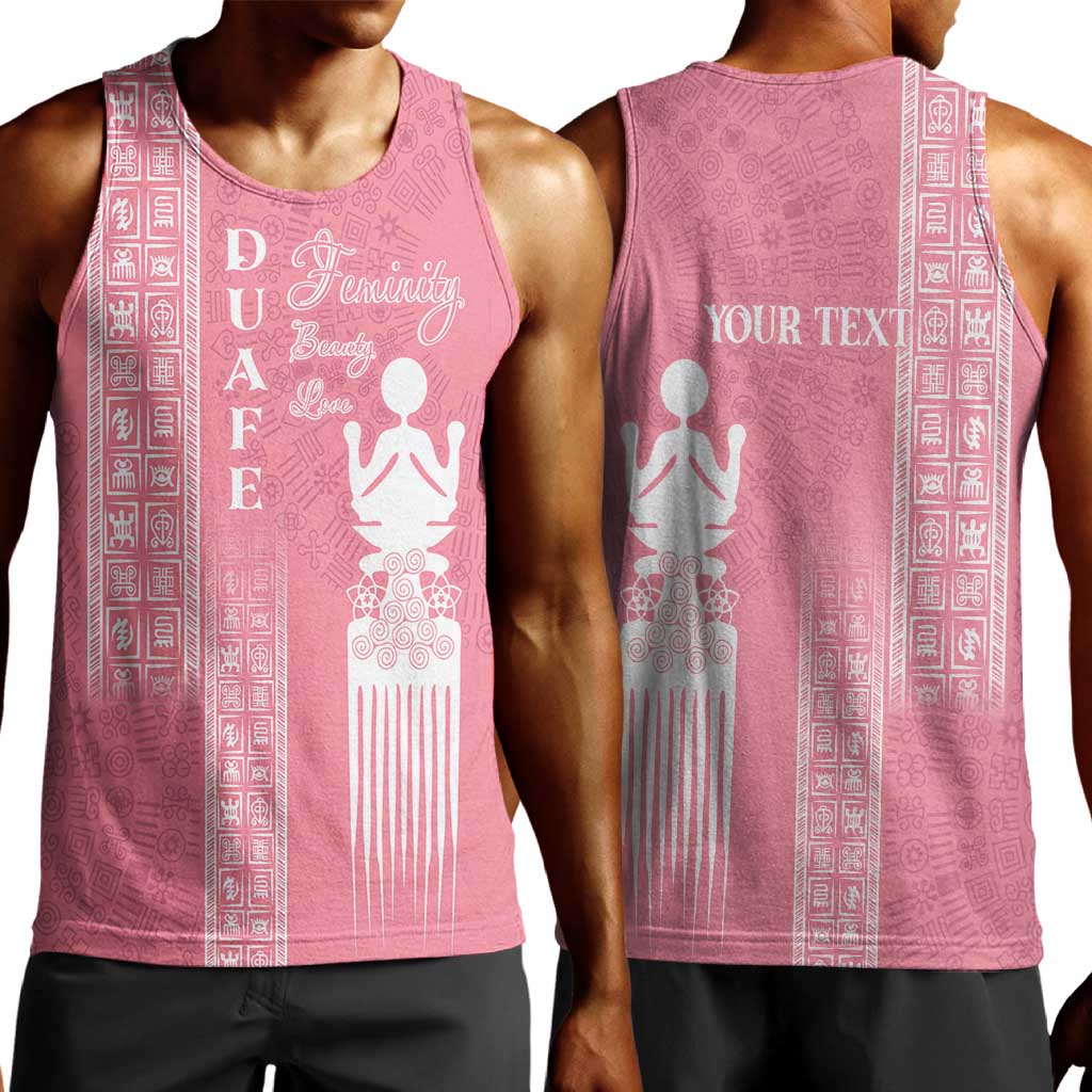 Personalized Adinkra Afro-Akan Culture Men Tank Top Duafe - Women's Day