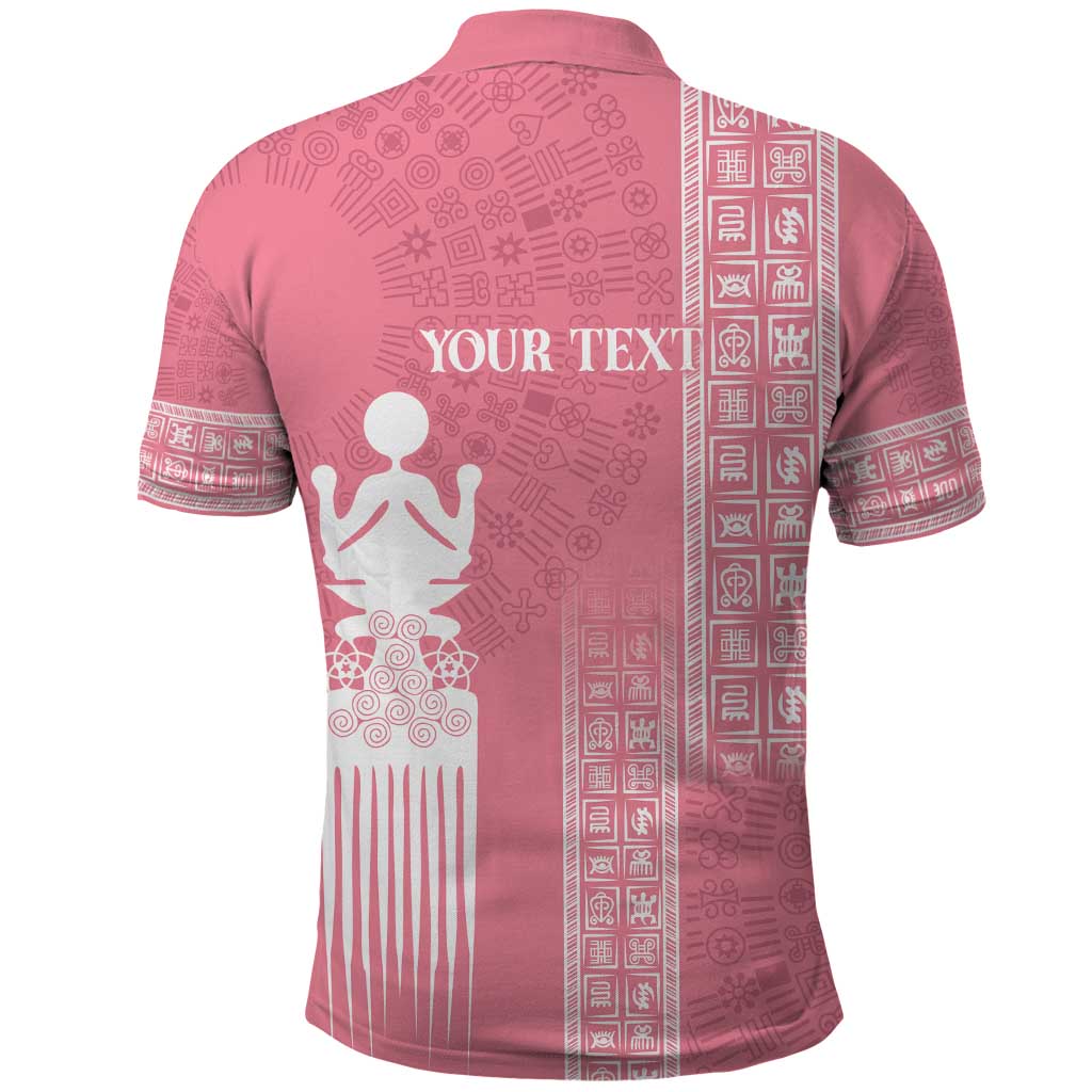 Personalized Adinkra Afro-Akan Culture Polo Shirt Duafe - Women's Day