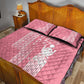 Personalized Adinkra Afro-Akan Culture Quilt Bed Set Duafe - Women's Day