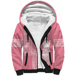 Personalized Adinkra Afro-Akan Culture Sherpa Hoodie Duafe - Women's Day