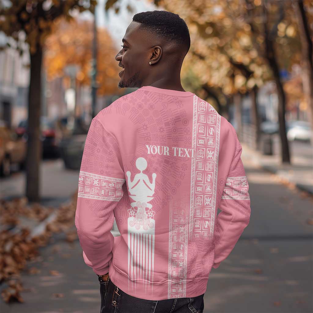Personalized Adinkra Afro-Akan Culture Sweatshirt Duafe - Women's Day