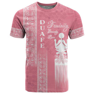 Personalized Adinkra Afro-Akan Culture T shirt Duafe - Women's Day