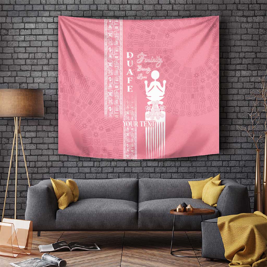 Personalized Adinkra Afro-Akan Culture Tapestry Duafe - Women's Day