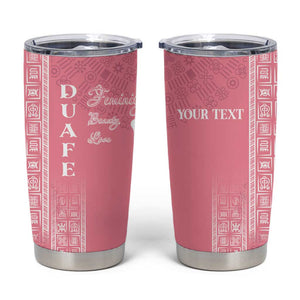 Personalized Adinkra Afro-Akan Culture Tumbler Cup Duafe - Women's Day