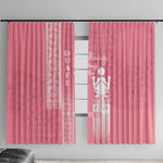Personalized Adinkra Afro-Akan Culture Window Curtain Duafe - Women's Day