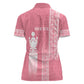 Personalized Adinkra Afro-Akan Culture Women Polo Shirt Duafe - Women's Day