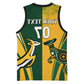 Personalised Australia Mix South Africa Rugby Basketball Jersey Wallabies And Springboks - Champions Special Ver - African Pride
