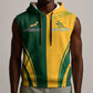 Personalised Australia Mix South Africa Rugby Sleeveless Hoodie Wallabies And Springboks - Champions Special Ver - African Pride