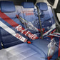 Tuskegee Airmen Red Tails Back Car Seat Cover Straighten Up and Fly Right - Blue White - African Pride