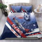 Tuskegee Airmen Red Tails Bedding Set Straighten Up and Fly Right - Blue White - African Pride