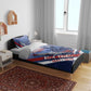 Tuskegee Airmen Red Tails Bedding Set Straighten Up and Fly Right - Blue White - African Pride