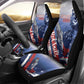 Tuskegee Airmen Red Tails Car Seat Cover Straighten Up and Fly Right - Blue White - African Pride