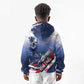 Tuskegee Airmen Red Tails Kid Hoodie Straighten Up and Fly Right - Blue White - African Pride