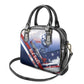 Tuskegee Airmen Red Tails Shoulder Handbag Straighten Up and Fly Right - Blue White - African Pride