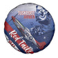 Tuskegee Airmen Red Tails Spare Tire Cover Straighten Up and Fly Right - Blue White - African Pride