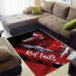 Tuskegee Airmen Red Tails Area Rug Straighten Up and Fly Right - Black Red - African Pride