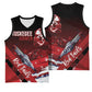 Tuskegee Airmen Red Tails Basketball Jersey Straighten Up and Fly Right - Black Red - African Pride