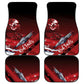 Tuskegee Airmen Red Tails Car Mats Straighten Up and Fly Right - Black Red - African Pride