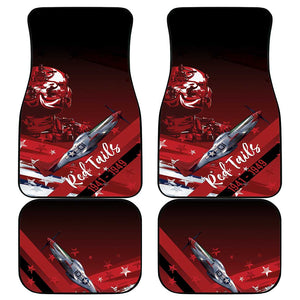 Tuskegee Airmen Red Tails Car Mats Straighten Up and Fly Right - Black Red - African Pride