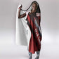 Tuskegee Airmen Red Tails Hooded Blanket Straighten Up and Fly Right - Black Red - African Pride
