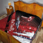 Tuskegee Airmen Red Tails Quilt Straighten Up and Fly Right - Black Red - African Pride