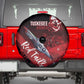 Tuskegee Airmen Red Tails Spare Tire Cover Straighten Up and Fly Right - Black Red - African Pride