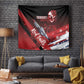 Tuskegee Airmen Red Tails Tapestry Straighten Up and Fly Right - Black Red - African Pride