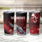 Tuskegee Airmen Red Tails Tumbler Cup Straighten Up and Fly Right - Black Red - African Pride