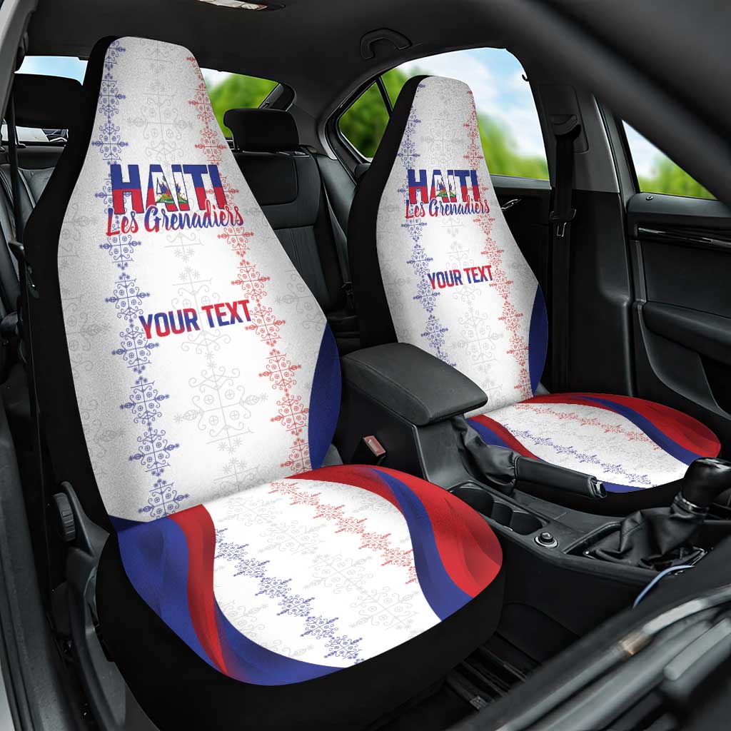 Les Grenadiers Afro-Haiti Personalized Car Seat Cover Voodoo Veve Papa Legba - African Pride