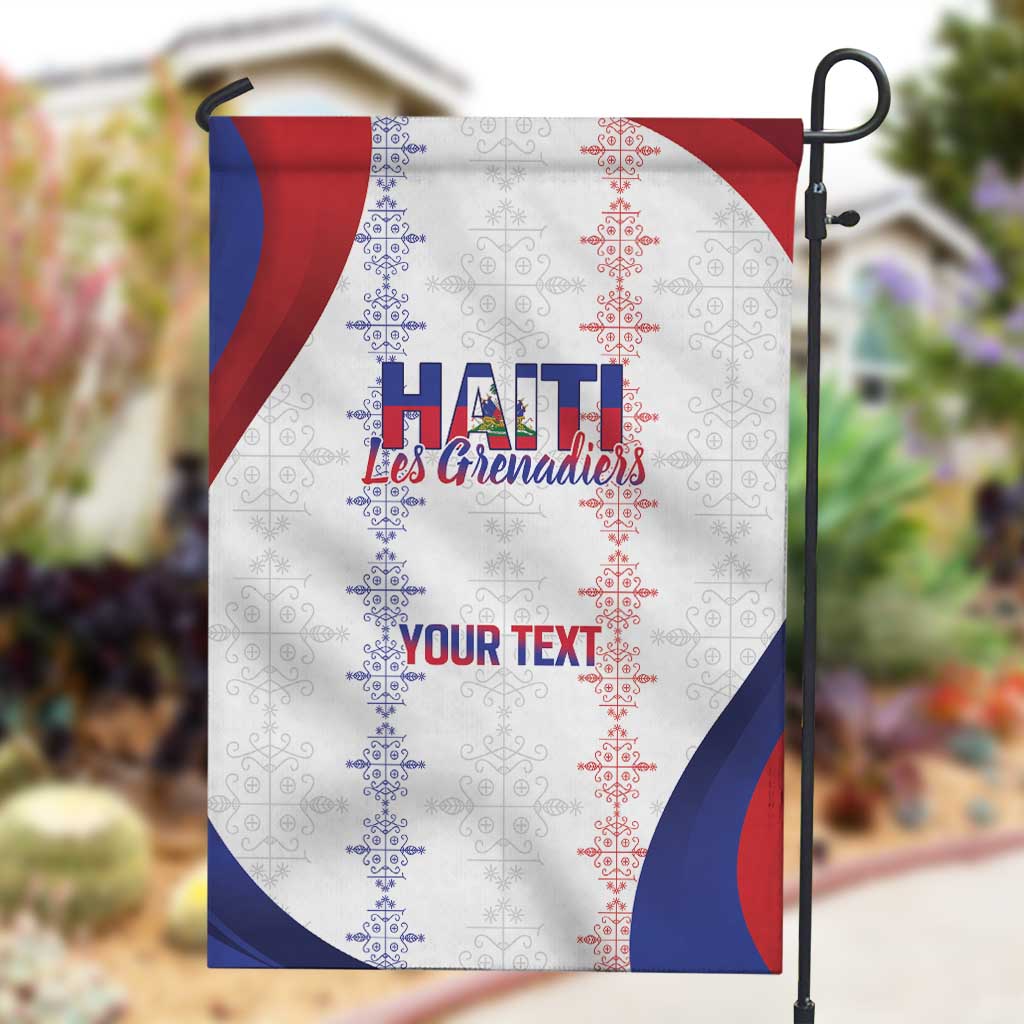Les Grenadiers Afro-Haiti Personalized Garden Flag Voodoo Veve Papa Legba - African Pride
