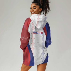 Les Grenadiers Afro-Haiti Personalized Hoodie Dress Voodoo Veve Papa Legba - African Pride