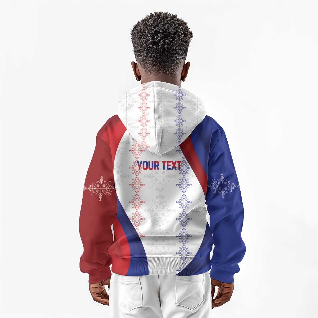 Les Grenadiers Afro-Haiti Personalized Kid Hoodie Voodoo Veve Papa Legba - African Pride