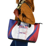 Les Grenadiers Afro-Haiti Personalized Leather Tote Bag Voodoo Veve Papa Legba - African Pride